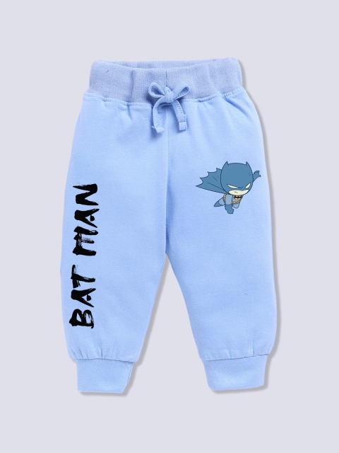 YK X Minute Mirth Infant Boys Assorted Set of 2 Pure Cotton Joggers - Image 4