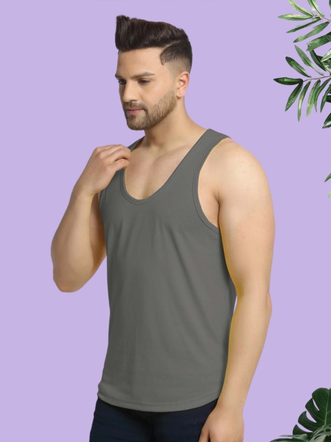 Friskers Men Round Neck Innerwear Vest 230924C-41 - Image 3