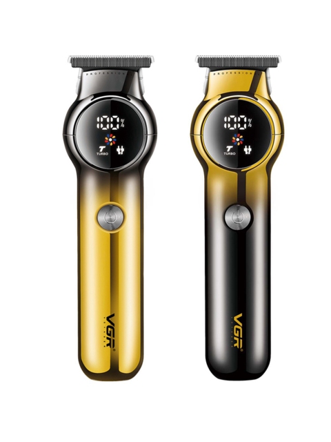 VGR V-989 Professional Hair Clipper With 180 min Runtime - Black & Gold - Image 4