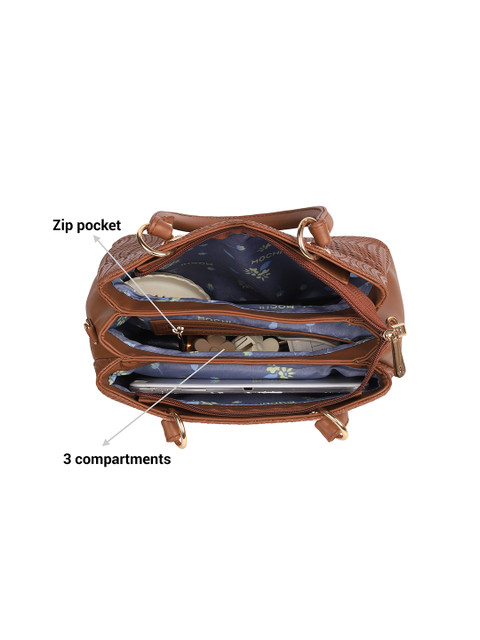 Mochi Women Textured Shoulder Bag - Image 6