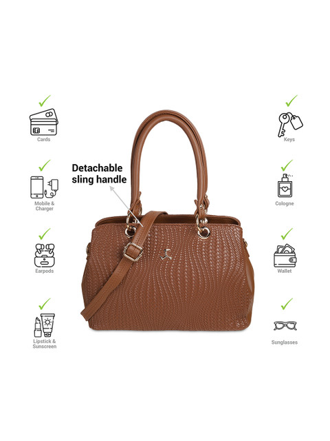 Mochi Women Textured Shoulder Bag - Image 4