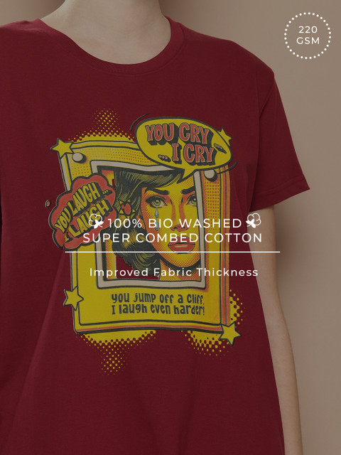 Difference of Opinion Printed Pure Cotton Boxy T-shirt - Image 6