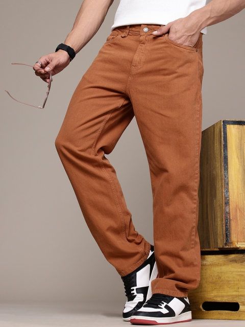The Roadster Life Co. Men Pure Cotton Straight Fit Jeans