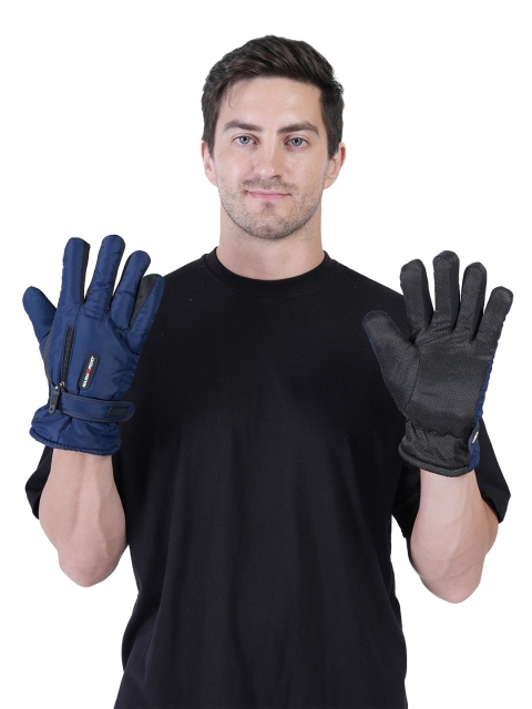 TEEMOODS Men Patterned Winter Gloves