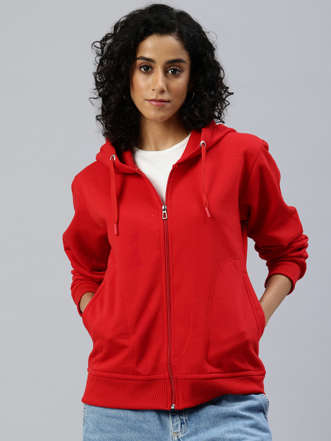 ADBUCKS Solid Hooded Sweatshirt