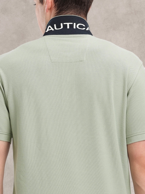 Nautica Polo Collar Pure Cotton T-shirt - Image 6
