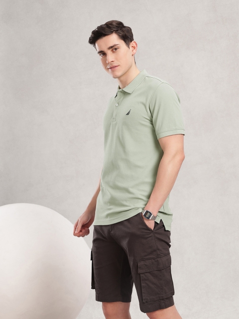 Nautica Polo Collar Pure Cotton T-shirt - Image 3