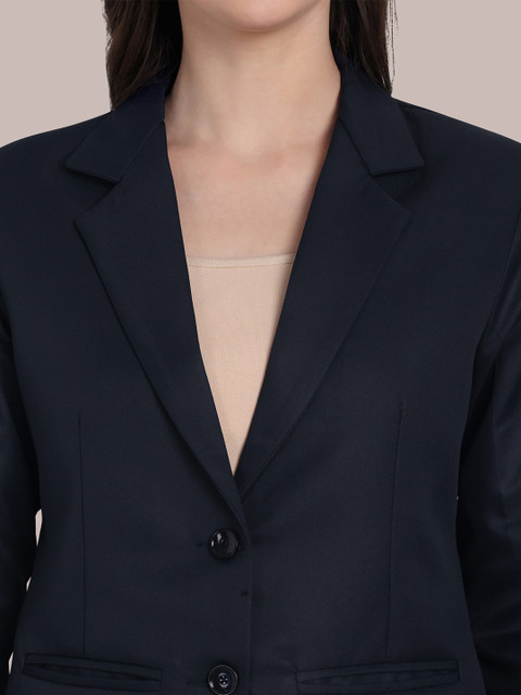 BAESD Women Notched Lapel Collar Single-Breasted Formal Blazer - Image 2