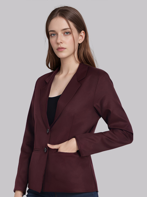 BAESD Notched Lapel Single-Breasted Blazer - Image 3