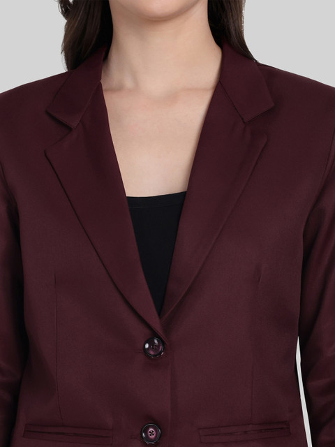 BAESD Notched Lapel Single-Breasted Blazer - Image 2