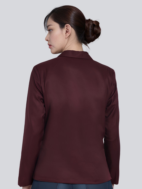 BAESD Women Notched Lapel Collar Single-Breasted Formal Blazer - Image 4