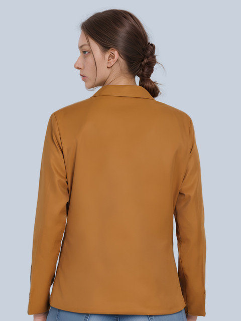 BAESD Women Notched Lapel Collar Single-Breasted Formal Blazer - Image 4