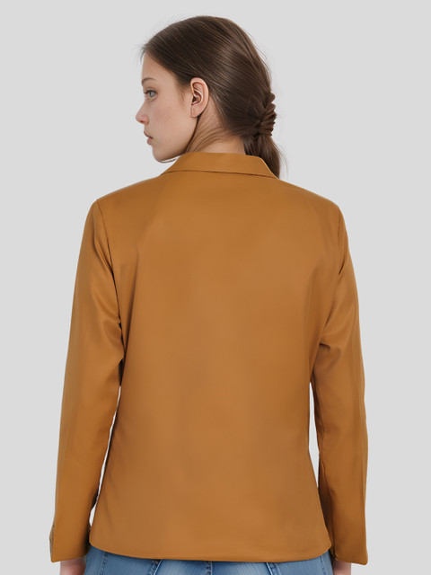 BAESD Women Notched Lapel Collar Single-Breasted Formal Blazer - Image 4