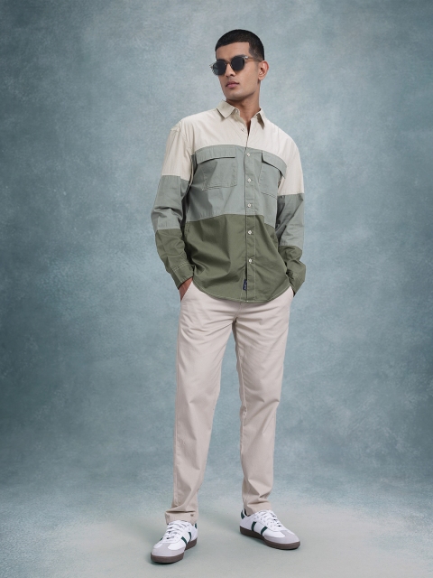 The Roadster Life Co. Striped Pure Cotton Relaxed Shirt - Image 6