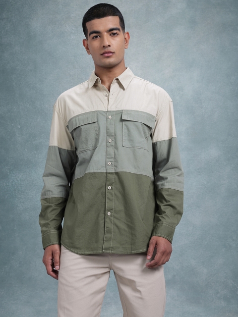The Roadster Life Co. Striped Pure Cotton Relaxed Shirt - Image 3