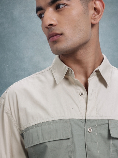 The Roadster Life Co. Striped Pure Cotton Relaxed Shirt - Image 2