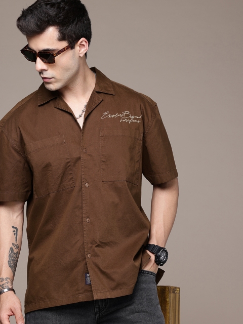 The Roadster Life Co. Relaxed Fit Drop-Shoulder Sleeves Pure Cotton Casual Shirt