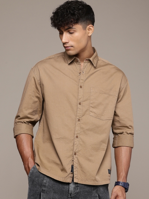 The Roadster Life Co. Relaxed Fit Drop-Shoulder Sleeves Pure Cotton Casual Shirt - Image 3