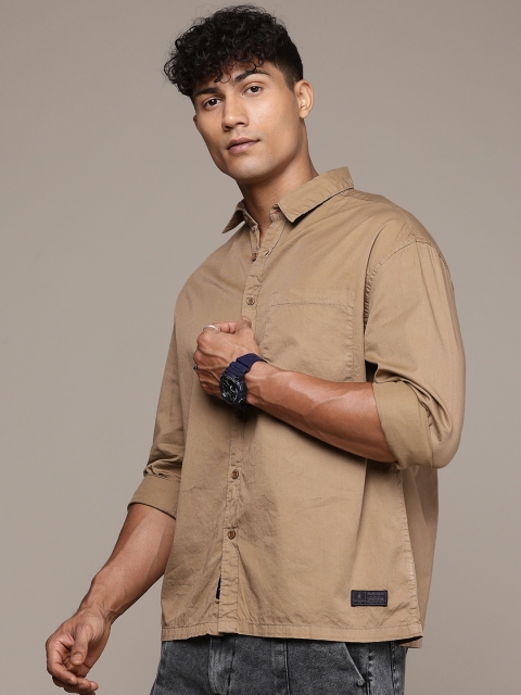 The Roadster Life Co. Relaxed Fit Drop-Shoulder Sleeves Pure Cotton Casual Shirt - Image 4