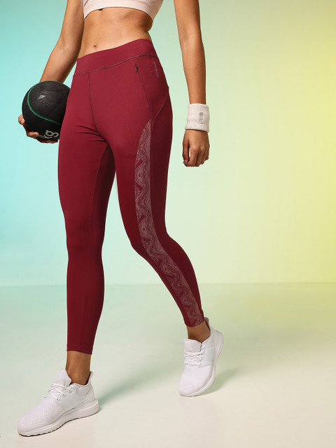 HRX by Hrithik Roshan Women Rapid-Dry Printed Training Tights