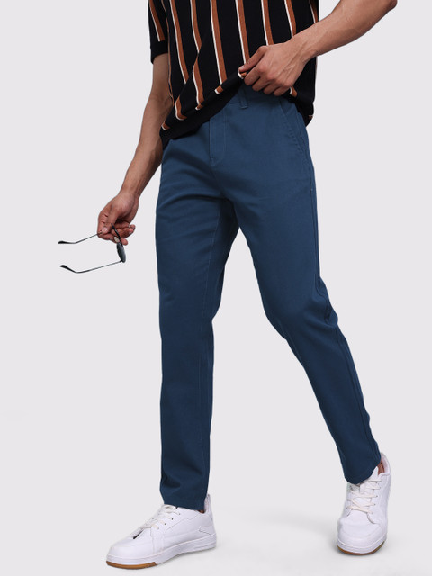 The Roadster Life Co. Men Cotton Regular Fit Trousers