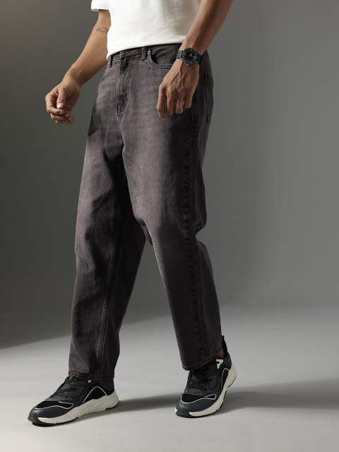 FCUK Men Loose Fit Mid-Rise Light Fade Pure Cotton Jeans - Image 4