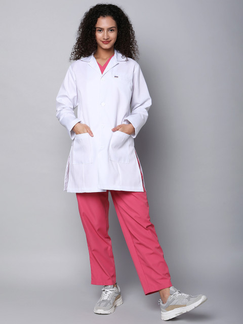 KNYA Women Medical Long Lab Coat Apron