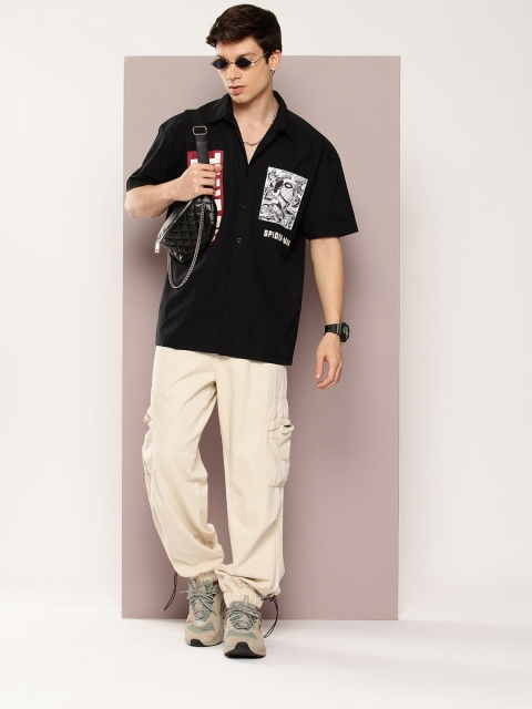 Kook N Keech Marvel Printed Oversized Pure Cotton Casual Shirt - Image 5