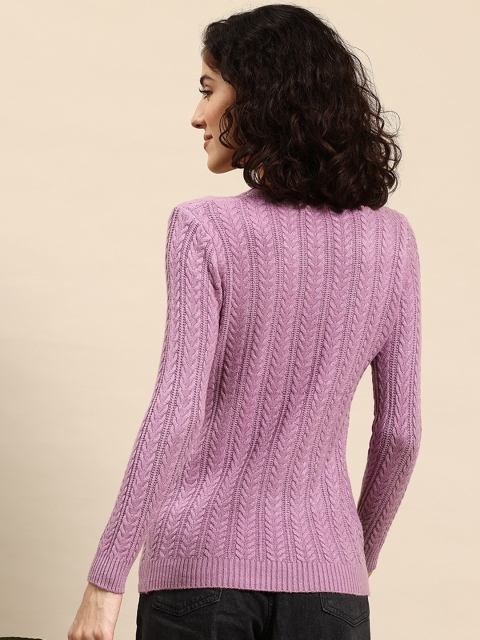 Mast & Harbour Ribbed Woollen Pullover - Image 4