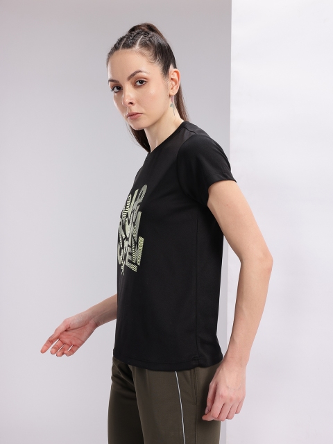 HRX by Hrithik Roshan Couple Collection Typography Printed Rapid Dry Running T-shirt - Image 4