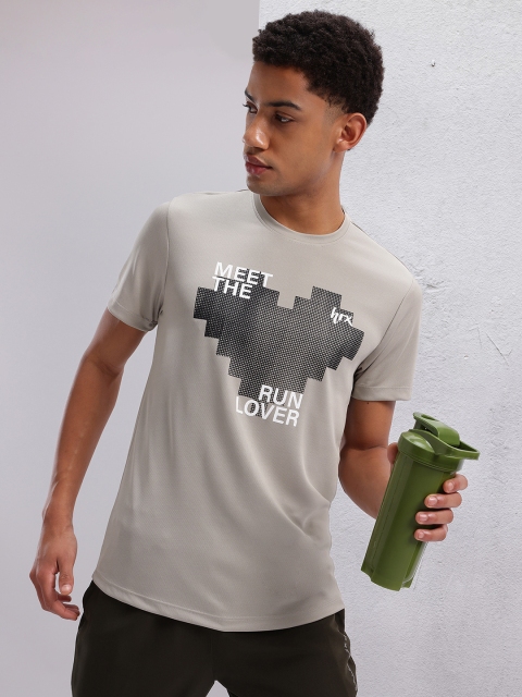 HRX by Hrithik Roshan Men Printed Rapid-Dry Running T-shirt