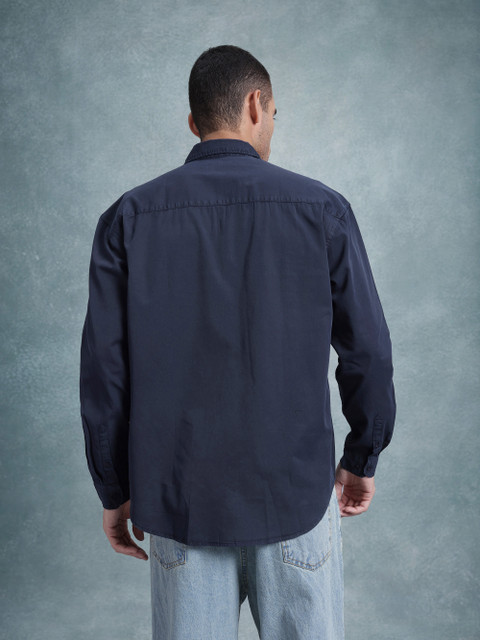 The Roadster Life Co. Chest Pocket Detail Cotton Relaxed Shirt - Image 5