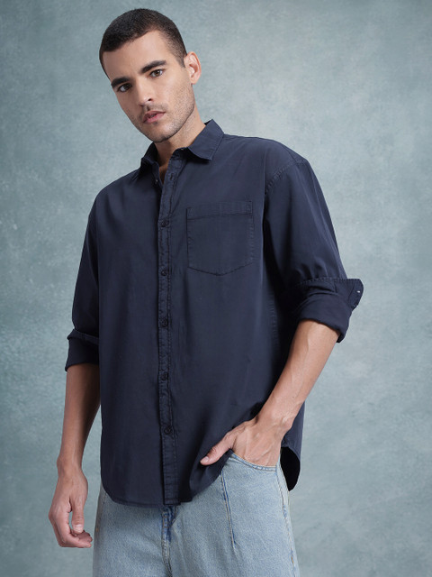 The Roadster Life Co. Chest Pocket Detail Cotton Relaxed Shirt - Image 3