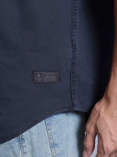 The Roadster Life Co. Chest Pocket Detail Cotton Relaxed Shirt - Image 8
