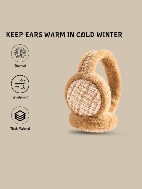 SYGA Checked Winter Foldable Ear Muffs - Image 4
