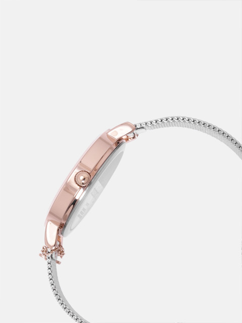 DressBerry Women Stainless Steel Dial & Bracelet Straps Analogue Watch UT-A8631-BLK-DB - Image 3