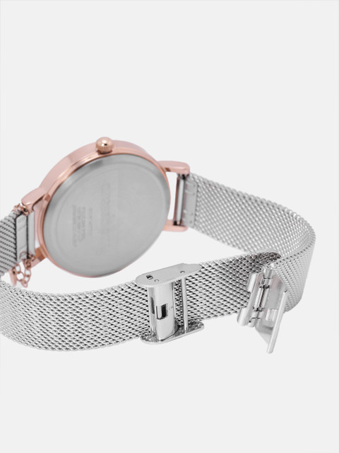 DressBerry Women Stainless Steel Dial & Bracelet Straps Analogue Watch UT-A8631-BLK-DB - Image 7