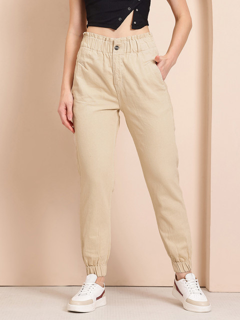 Mast & Harbour Women Regular Fit High-Rise Jeans