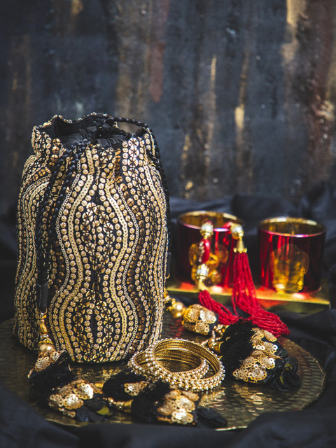 AlorBags The Royal Embellished Potli Clutch