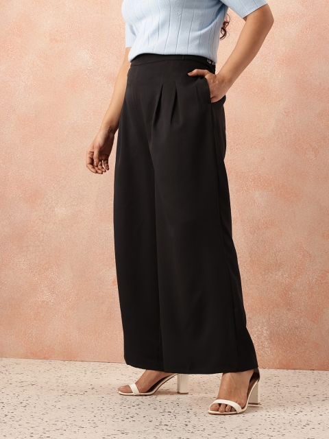 All About You Formals Plus Size Women Wide Leg Pleated Trousers - Image 3