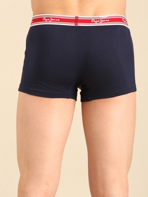 Pepe Jeans Men Cotton Mid-Rise Cotton Trunks - CLT03-01-TRB - Image 4