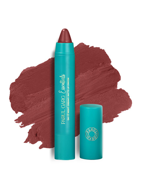 Parul Garg Creamy Matte Lip Crayon, Rich Pigment - Rockstar Deep Cocoa Brown