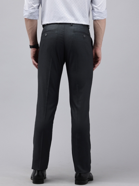 Arrow Men Checked Hudson Tailored Fit Formal Trousers - Image 3