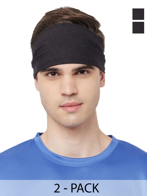 Fabme Pack Of 2 Men Bandana Headband