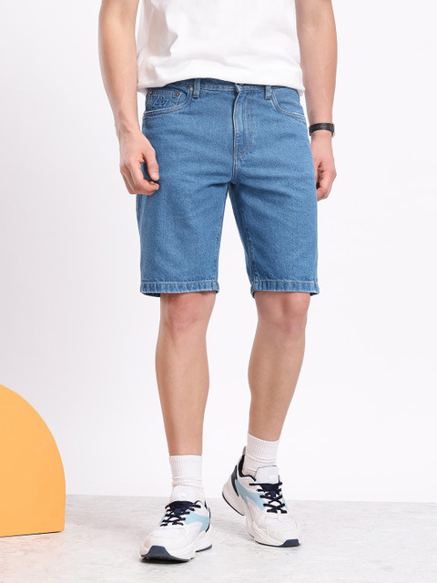 Aeropostale Men Pure Cotton Denim Shorts - Image 2