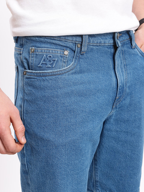 Aeropostale Men Pure Cotton Denim Shorts - Image 6