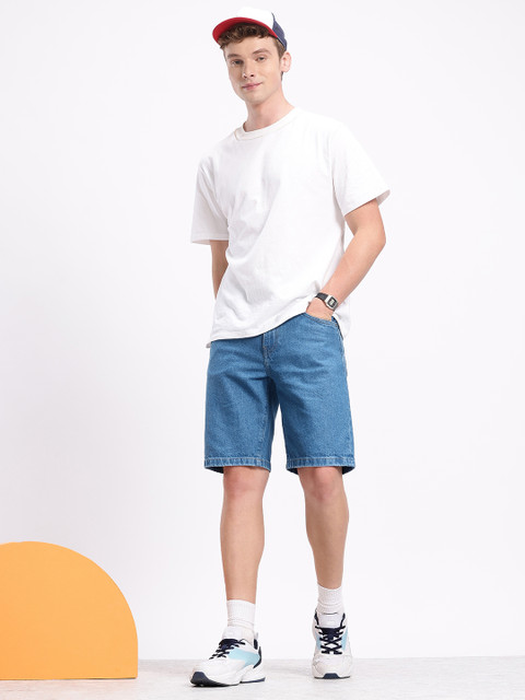 Aeropostale Men Pure Cotton Denim Shorts - Image 5