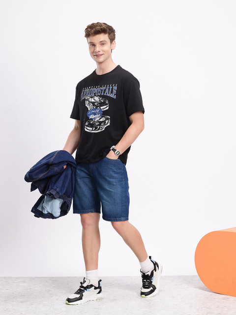 Aeropostale Men Pure Cotton Denim Shorts - Image 5