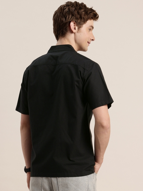 HERE&NOW Opaque Pure Cotton Casual Shirt - Image 5