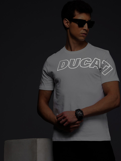 Ducati Pure Cotton Striped T-shirt